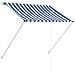 Tenda Da Sole Retrattile 150x150 Cm Blu E Bianco - Foto miniatura 1