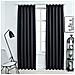 Tende Oscuranti Con Ganci 2 Pz Nere 140x225 Cm - Foto miniatura 1