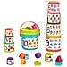 Ordina E Stack Di Annidamento Tazze - Educativi Piramide Impilabile Con I Numeri E La Forma Ordinamento - Acqua E Sabbia Giocare Con 19 Pezzi Colorati - Foto miniatura 5