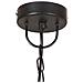 Lampada A Sospensione Industriale 25 W Nero Spento Rotonda 32cm - Foto miniatura 7