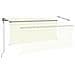 Tenda Sole Retrattile Automatica con Parasole 3,5x2,5 m Crema - Foto miniatura 7