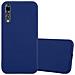 Custodia Compatibile Con Honor P20 Plus / P20 Pro In Candy Blu Scuro - Coperchio Protettivo In Silicone Tpu Flessibile - Foto miniatura 1