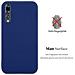 Custodia Compatibile Con Honor P20 Plus / P20 Pro In Candy Blu Scuro - Coperchio Protettivo In Silicone Tpu Flessibile - Foto miniatura 3