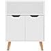 Credenza Bianca 60x30x72 cm in Legno Multistrato - Foto miniatura 4