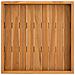 Vassoio Da Portata 50x50 Cm In Legno Massello Di Teak - Foto miniatura 4
