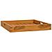 Vassoio Da Portata 50x50 Cm In Legno Massello Di Teak - Foto miniatura 1