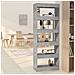 Libreria /Divisorio Grigio Cemento 60x30x166 cm in Truciolato - Foto miniatura 1