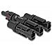 60025 Adattatore Per Inversione Del Genere Dei Cavi 1 X Dl4 3 X Dl4 Nero - Foto miniatura 1