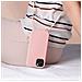 Cover Semirigida Per Iphone 15 Plus Cordino Nylon Intrecciato Serie Corda Rosa - Foto miniatura 4