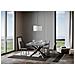 Tavolo Allungabile 90x130/390 Cm Famas Telaio Antracite - Cemento - Foto miniatura 5