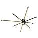 Lampadario Da Soffitto Plafoniera Led Luce Naturale 42 Watt Moderno Nero - Foto miniatura 4