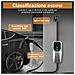 Ev Charger Con Borsa Portatile, Cavo Ricarica Auto Elettrica Tipo 2 Con Spina Schuko, 6/8/10/13/16a Corrente Regolabile (iec 62196-2 | 5m, 3,6kw | 16a) - Foto miniatura 4