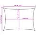 Vela Parasole 160 G /m Rettangolare Giallo 6x8 M In Hdpe - Foto miniatura 5