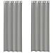 Tende In Voile Con Occhielli 2 Pz Grigio Chiaro 140x300 Cm - Foto miniatura 2