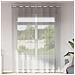 Tende In Voile Con Occhielli 2 Pz Grigio Chiaro 140x300 Cm - Foto miniatura 1