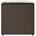 Cassetta di Stoccaggio da Esterno Marrone e Panna Rattan Medio - Foto miniatura 5