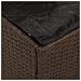 Cassetta di Stoccaggio da Esterno Marrone e Panna Rattan Medio - Foto miniatura 9