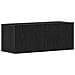 Armadi da muro per TV (Set di 2) - Rovere Nero, 80x30x30 cm, Legno ingegnerizzato - Foto miniatura 1