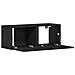 Armadi da muro per TV (Set di 2) - Rovere Nero, 80x30x30 cm, Legno ingegnerizzato - Foto miniatura 5