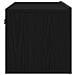 Armadi da muro per TV (Set di 2) - Rovere Nero, 80x30x30 cm, Legno ingegnerizzato - Foto miniatura 8
