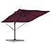 Ombrello da Patio Rosso borgogna Alluminio, Poliestere Grande - Foto miniatura 3