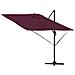 Ombrello da Patio Rosso borgogna Alluminio, Poliestere Grande - Foto miniatura 8