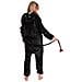 Pigiama Da Donna Tuta Kigurumi Onesie Sdentato Drago Nero 175-185 Xl - Foto miniatura 8