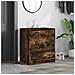 Scarpiera Rovere Fumo 60x42x69 cm in Legno Multistrato - Foto miniatura 3