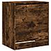 Scarpiera Rovere Fumo 60x42x69 cm in Legno Multistrato - Foto miniatura 4