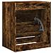 Scarpiera Rovere Fumo 60x42x69 cm in Legno Multistrato - Foto miniatura 7
