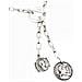 Collana Con Cravatta E Doppia Chiusura A Moneta In Argento - Foto miniatura 3