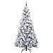 Albero di Natale Artificiale con Rami Pieghevoli Bianco 240 cm - Foto miniatura 4