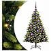 Albero di Natale Artificiale Pieghevole 150 LED Verde 120 cm - Foto miniatura 1