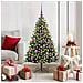 Albero di Natale Artificiale Pieghevole 150 LED Verde 120 cm - Foto miniatura 2