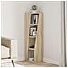 Mobile angolare Bianco 27,5x27x102cm Legno multistrato - Foto miniatura 2