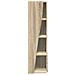 Mobile angolare Bianco 27,5x27x102cm Legno multistrato - Foto miniatura 6