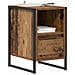 Comodino Legno vecchio 39,5 x 30 x 50 cm Legno multistrato - Foto miniatura 3