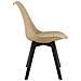 Sedia RIXK - Beige scuro con gambe nere x1 - Foto miniatura 4