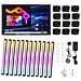Strisce Led Rgb Smart Fai-da-te, Controllo Wifi Bluetooth, 12 Sezioni - Perfette Per L'arredamento Domestico Black - Foto miniatura 1