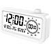 Sveglia Smart Ricaricabile Con Lcd, Luce Notturna E Timer Countdown White - Foto miniatura 1