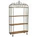 Scaffale A Gabbia In Ferro Invecchiato 120x42x205h Cm - Foto miniatura 1