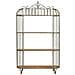 Scaffale A Gabbia In Ferro Invecchiato 120x42x205h Cm - Foto miniatura 2