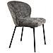 Set Di 2 Sedie Roanne-grigio-tessuto-66x59x80 Cm - Foto miniatura 3