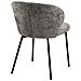 Set Di 2 Sedie Roanne-grigio-tessuto-66x59x80 Cm - Foto miniatura 4