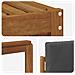 Set divani 4 pcs Naturale e Antracite Legno di Acacia Massello - Foto miniatura 5