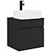 Mobile lavabo da parete Nero 49 x 41 x 63 cm - Foto miniatura 1