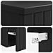Mobile lavabo da parete Nero 49 x 41 x 63 cm - Foto miniatura 4