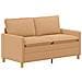Divano Beige 156 x 81 x 87,5 cm Tessuto - Foto miniatura 1