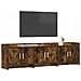 Mobile TV 168 x 33 x 47 cm Rovere Fumo Legno ingegnerizzato - Foto miniatura 2