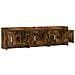 Mobile TV 168 x 33 x 47 cm Rovere Fumo Legno ingegnerizzato - Foto miniatura 3
